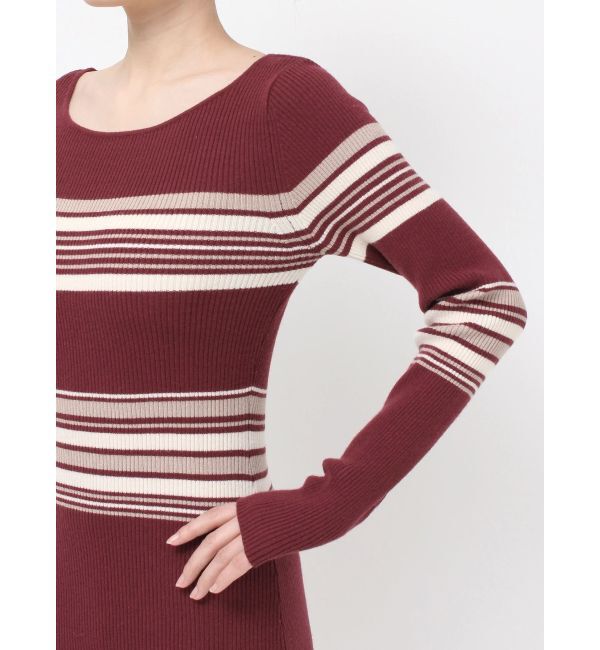 RESEXXY「リブニットワンピース【ブルーWEB限定カラー】」|ワンピース|