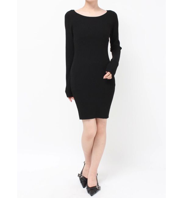 RESEXXY「リブニットワンピース【ブルーWEB限定カラー】」|ワンピース|