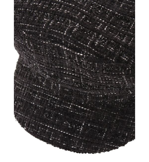 dazzlin「ラメツイードキャスケット」|キャップ・キャスケット|