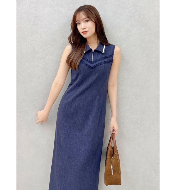 dazzlin「フチフリルレイヤードワンピース」|ワンピース|