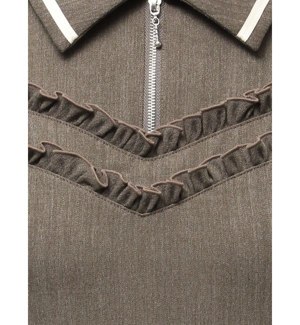 dazzlin「フチフリルレイヤードワンピース」|ワンピース|