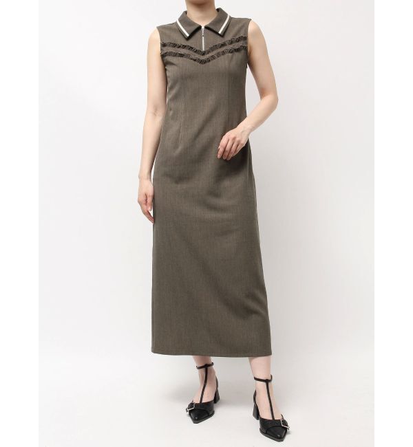 dazzlin「フチフリルレイヤードワンピース」|ワンピース|