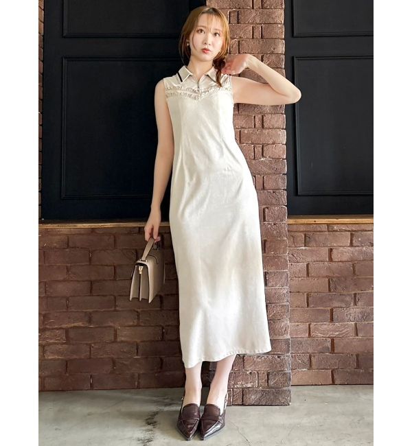 dazzlin「フチフリルレイヤードワンピース」|ワンピース|