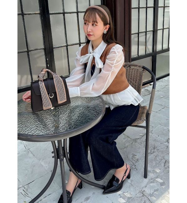 dazzlin「アーガイルニットトップス」|ニット・セーター|