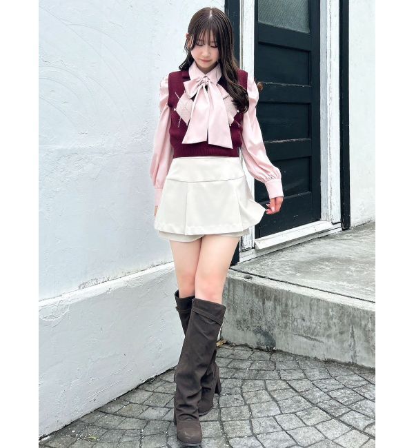 dazzlin「アーガイルニットトップス」|ニット・セーター|