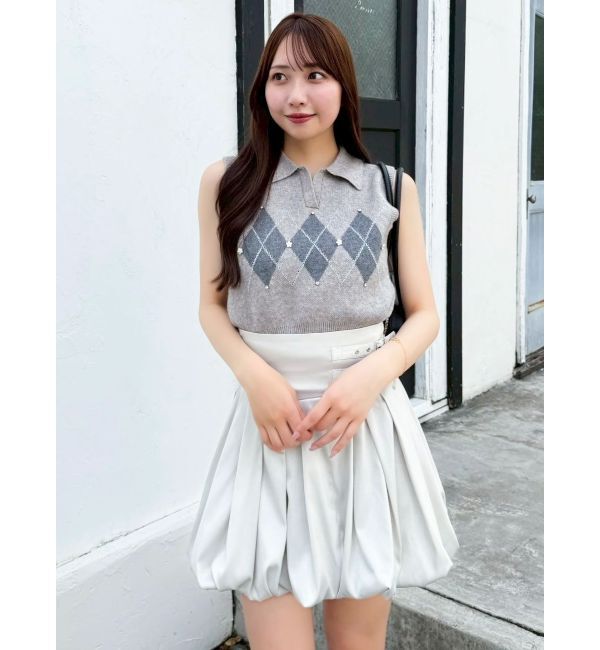 dazzlin「アーガイルニットトップス」|ニット・セーター|