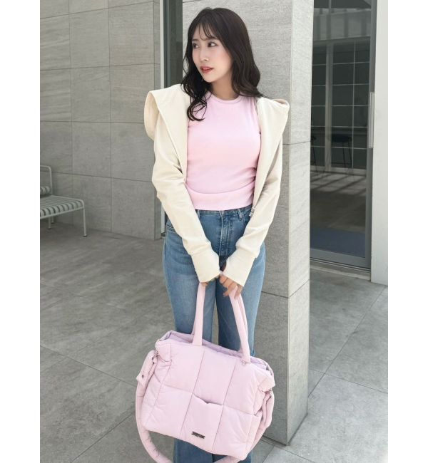 dazzlin「【吉田朱里】マシュマロトートバッグ」|ボストンバッグ|