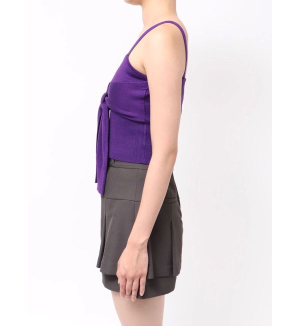 dazzlin「片結びニットビスチェ」|キャミソール|