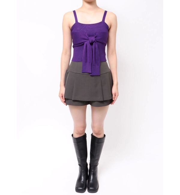 dazzlin「片結びニットビスチェ」|キャミソール|