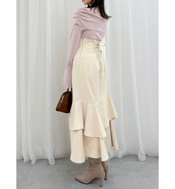 dazzlin「バックレースアップアシメマーメイドスカート」|スカート|