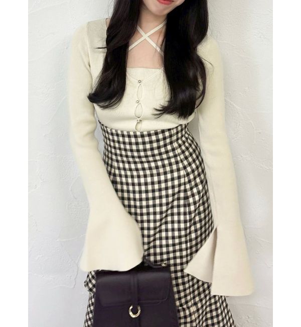 dazzlin「バックレースアップアシメマーメイドスカート」|スカート|