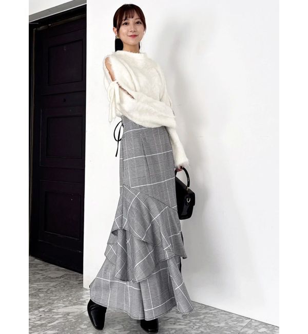 dazzlin「バックレースアップアシメマーメイドスカート」|スカート|