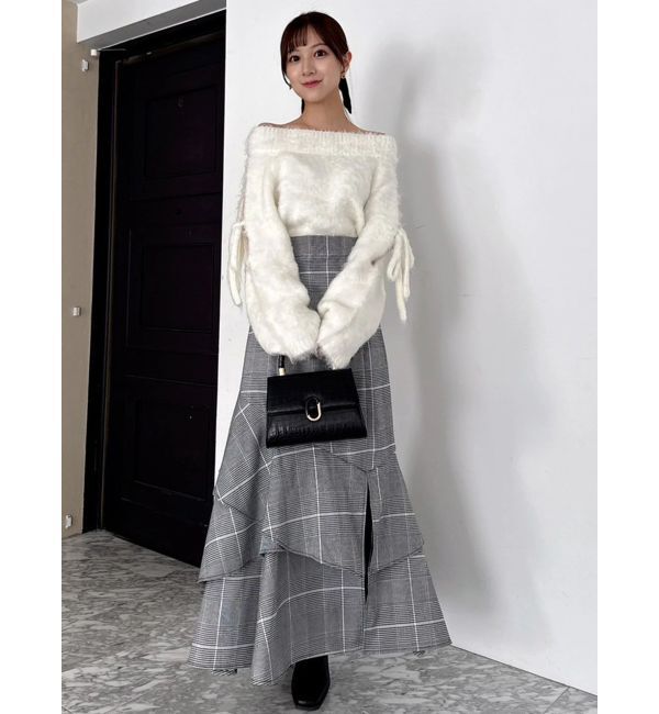 dazzlin「バックレースアップアシメマーメイドスカート」|スカート|