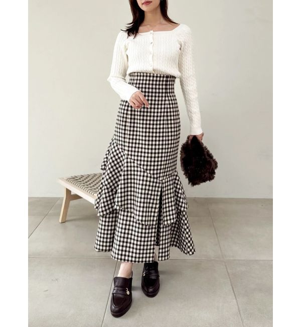 dazzlin「バックレースアップアシメマーメイドスカート」|スカート|