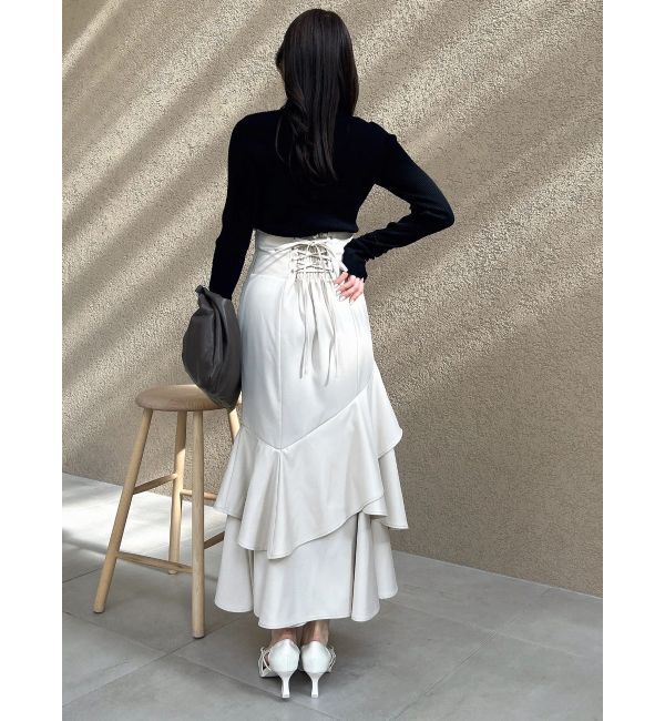 dazzlin「バックレースアップアシメマーメイドスカート」|スカート|