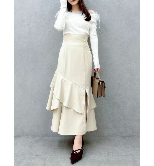 dazzlin「バックレースアップアシメマーメイドスカート」|スカート|