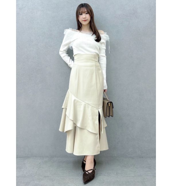 dazzlin「バックレースアップアシメマーメイドスカート」|スカート|