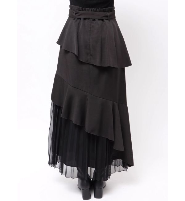 dazzlin「アシメプリーツマーメイドスカート」|スカート|