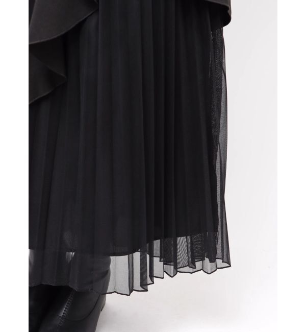 dazzlin「アシメプリーツマーメイドスカート」|スカート|