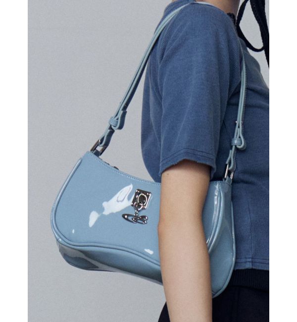EMODA「チャームエナメルショルダーバッグ」|ショルダー・メッセンジャー|ブルー