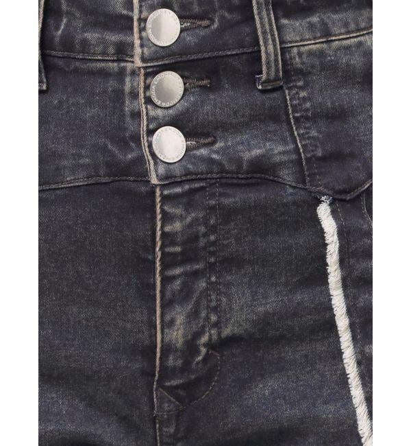 EMODA「ハングベルトハイウエストフレアパギンス」|デニム|