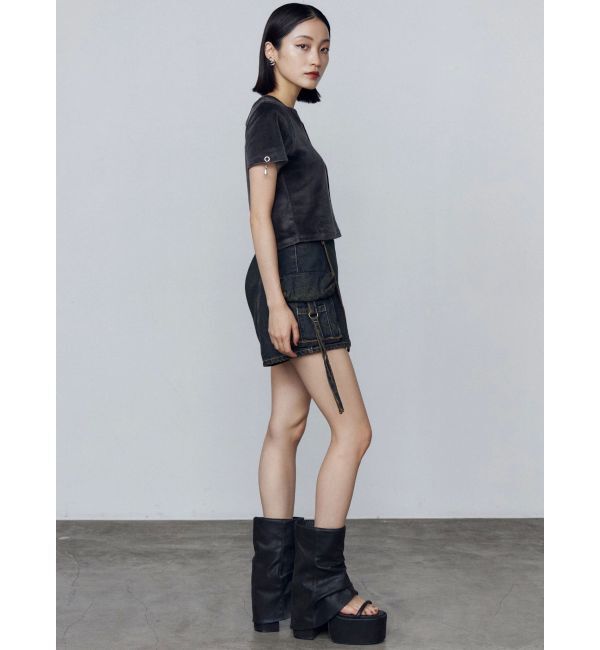 EMODA「アイレットパールベロアTシャツ」|Tシャツ・カットソー|