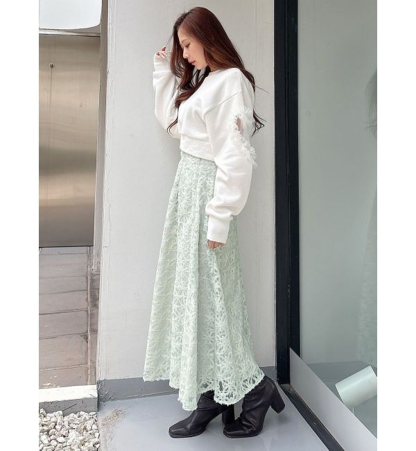 MERCURYDUO「アームモチーフ裏毛カットソー」|Tシャツ・カットソー|