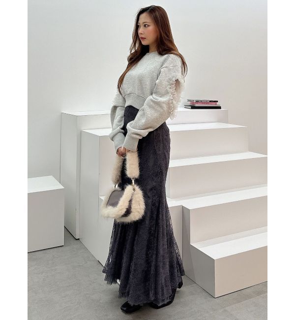 MERCURYDUO「アームモチーフ裏毛カットソー」|Tシャツ・カットソー|