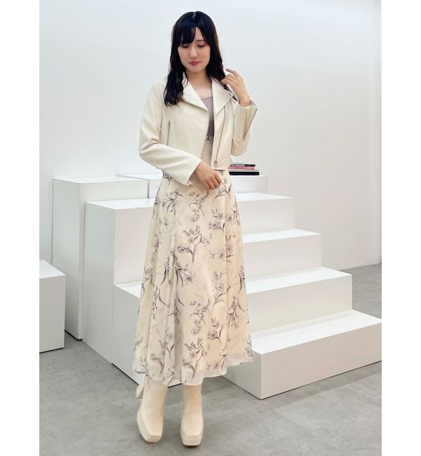 MERCURYDUO「フェイクレザーコンパクトライダースジャケット」|ライダースジャケット|