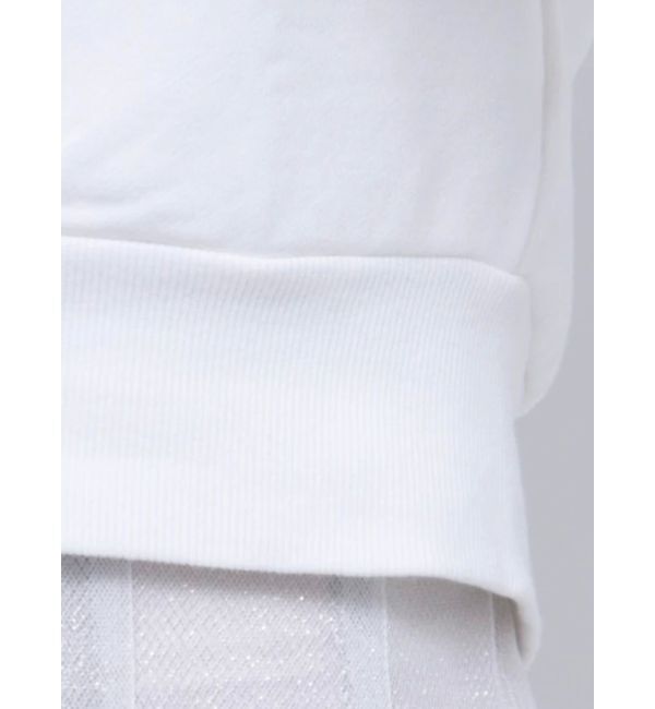 MERCURYDUO「裏毛ツイードワッペンプルオーバー」|Tシャツ・カットソー|