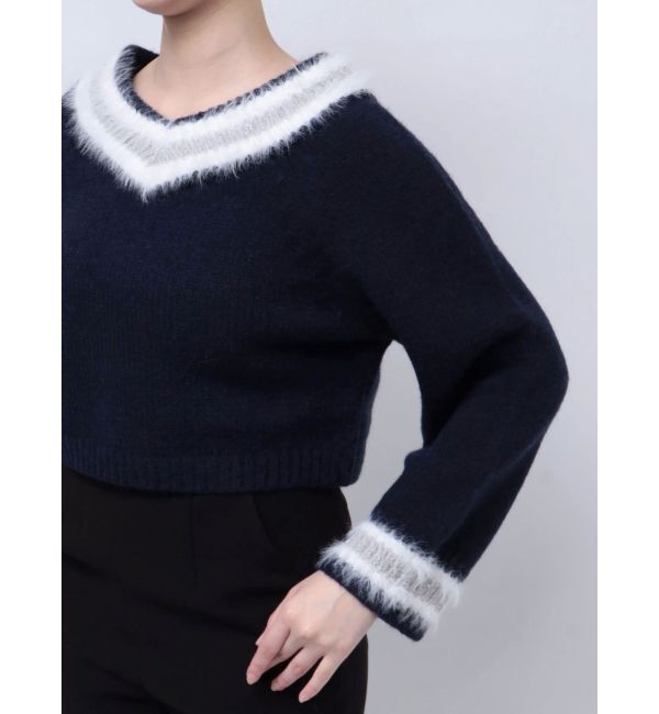 MERCURYDUO「シャギーチルデンニット」|ニット・セーター|