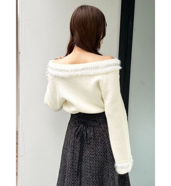 MERCURYDUO「シャギーチルデンニット」|ニット・セーター|