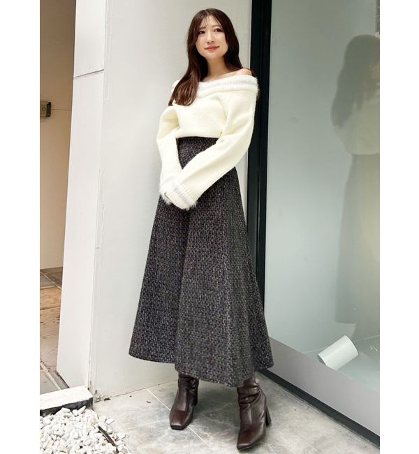 MERCURYDUO「シャギーチルデンニット」|ニット・セーター|