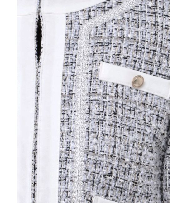 MERCURYDUO「ツイードノーカラージャケット」|その他|