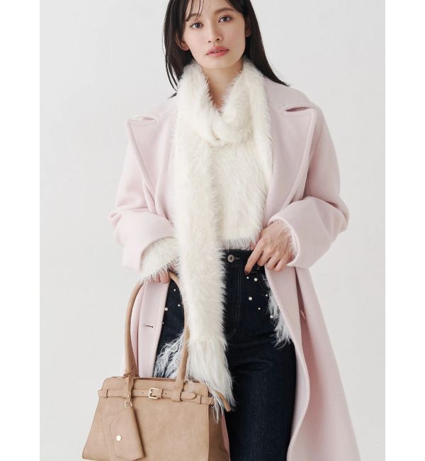 MERCURYDUO「ロングシャギーマフラーセットニット」|ニット・セーター|