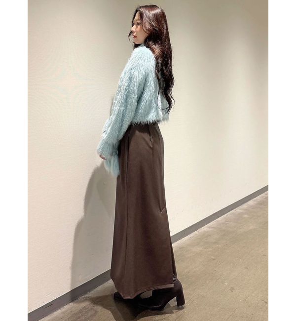 MERCURYDUO「ロングシャギーマフラーセットニット」|ニット・セーター|