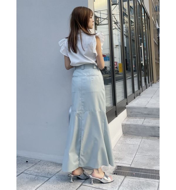 MURUA「スタンドカラーフリルブラウス」|シャツ・ブラウス|