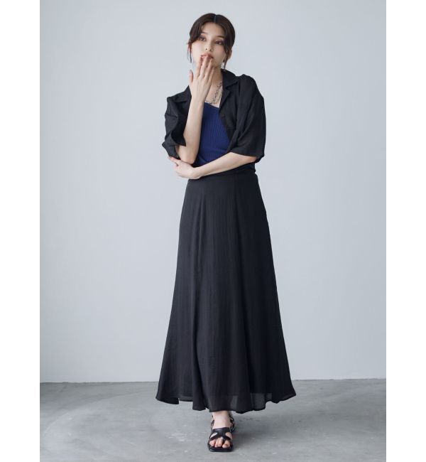 MURUA「オープンカラーシアーシャツ」|シャツ・ブラウス|