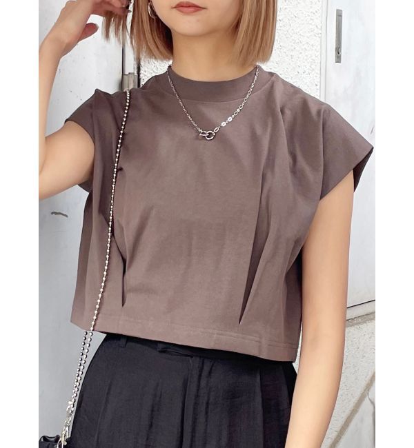 MURUA「ヘムタックタンクトップ」|Tシャツ・カットソー|モカ