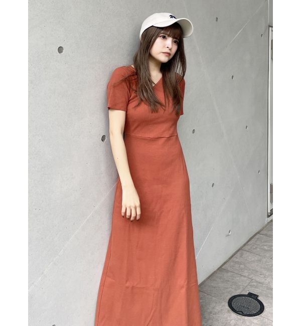 MURUA「アシメネックバックオープンワンピース」|ワンピース|