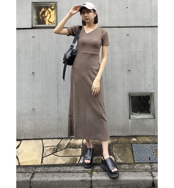 MURUA「アシメネックバックオープンワンピース」|ワンピース|