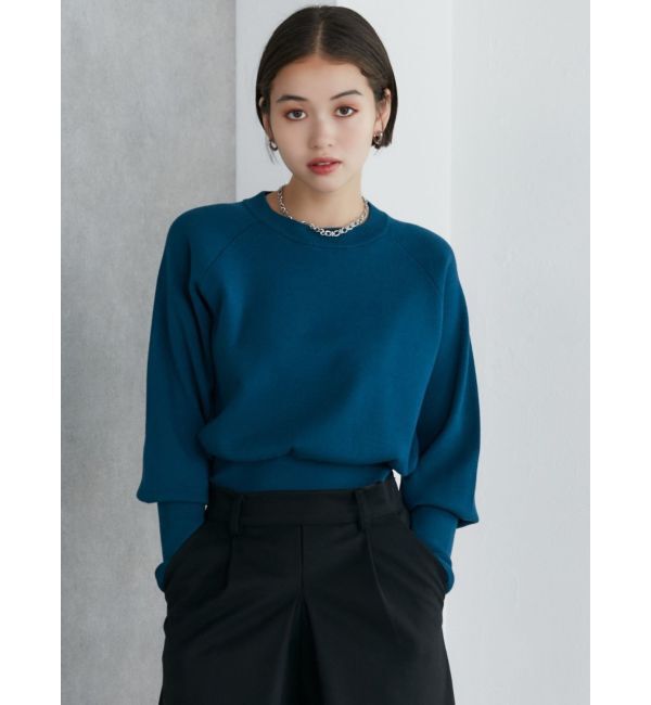 MURUA「クルーネックボリュームスリーブニット」|ニット・セーター|