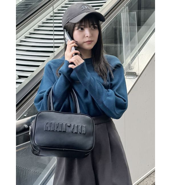 MURUA「クルーネックボリュームスリーブニット」|ニット・セーター|