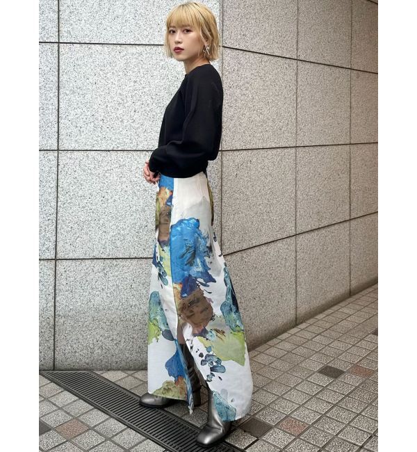 MURUA「クルーネックボリュームスリーブニット」|ニット・セーター|