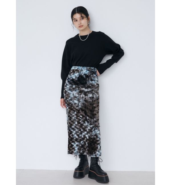 MURUA「クルーネックボリュームスリーブニット」|ニット・セーター|