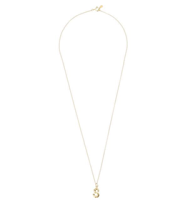 Ungrid「イニシャルモチーフネックレス S」|ネックレス|