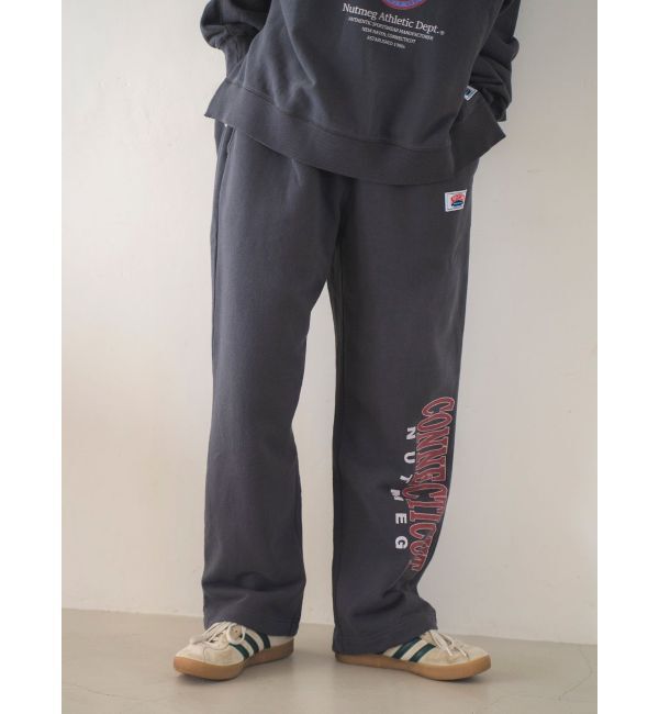 Ungrid「NUTMEG別注 ロゴデザインスウェットパンツ」|その他|