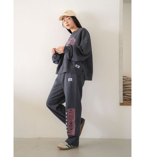 Ungrid「NUTMEG別注 ロゴデザインスウェットパンツ」|その他|