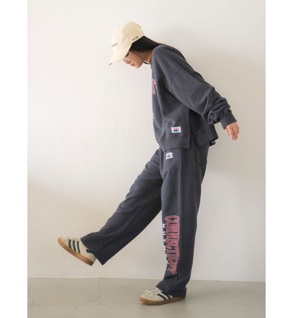 Ungrid「NUTMEG別注 ロゴデザインスウェットパンツ」|その他|