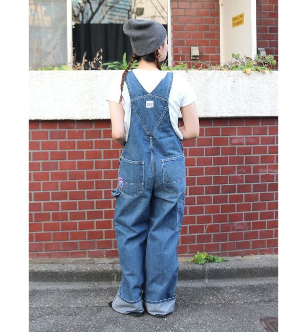 Ungrid「Lee別注 ワッペンデザインデニムサロペット」|オールインワン|